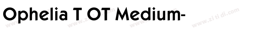 Ophelia T OT Medium字体转换